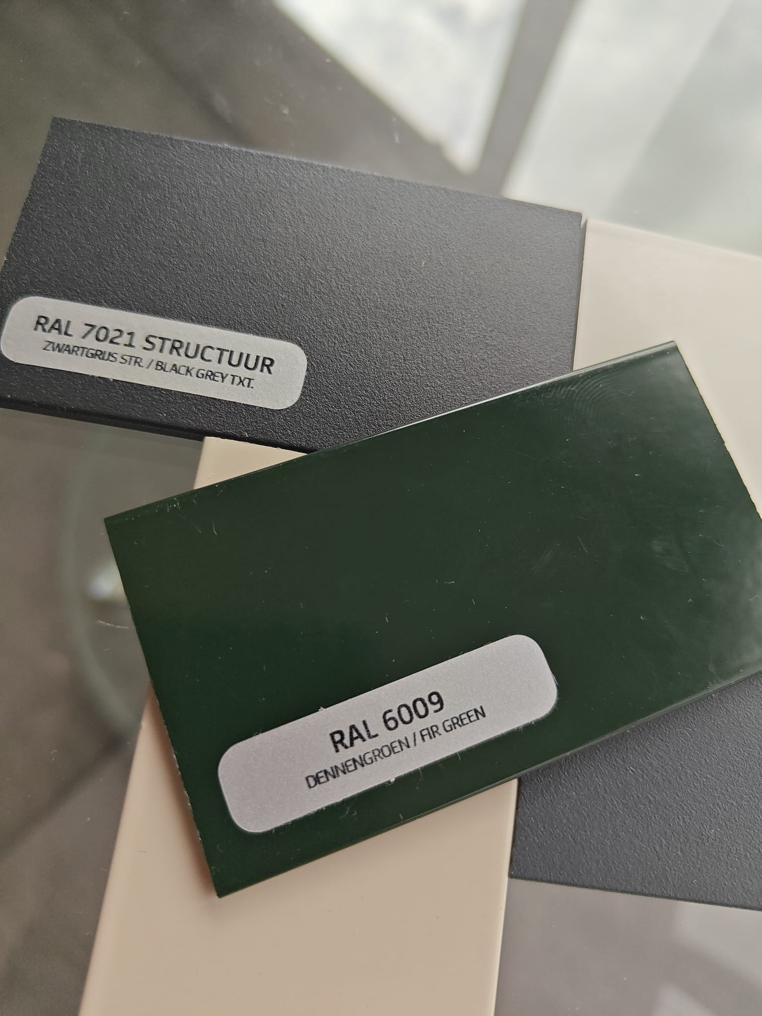 stalen aluminium verschillende kleuren en coating RAL 6009 7021
